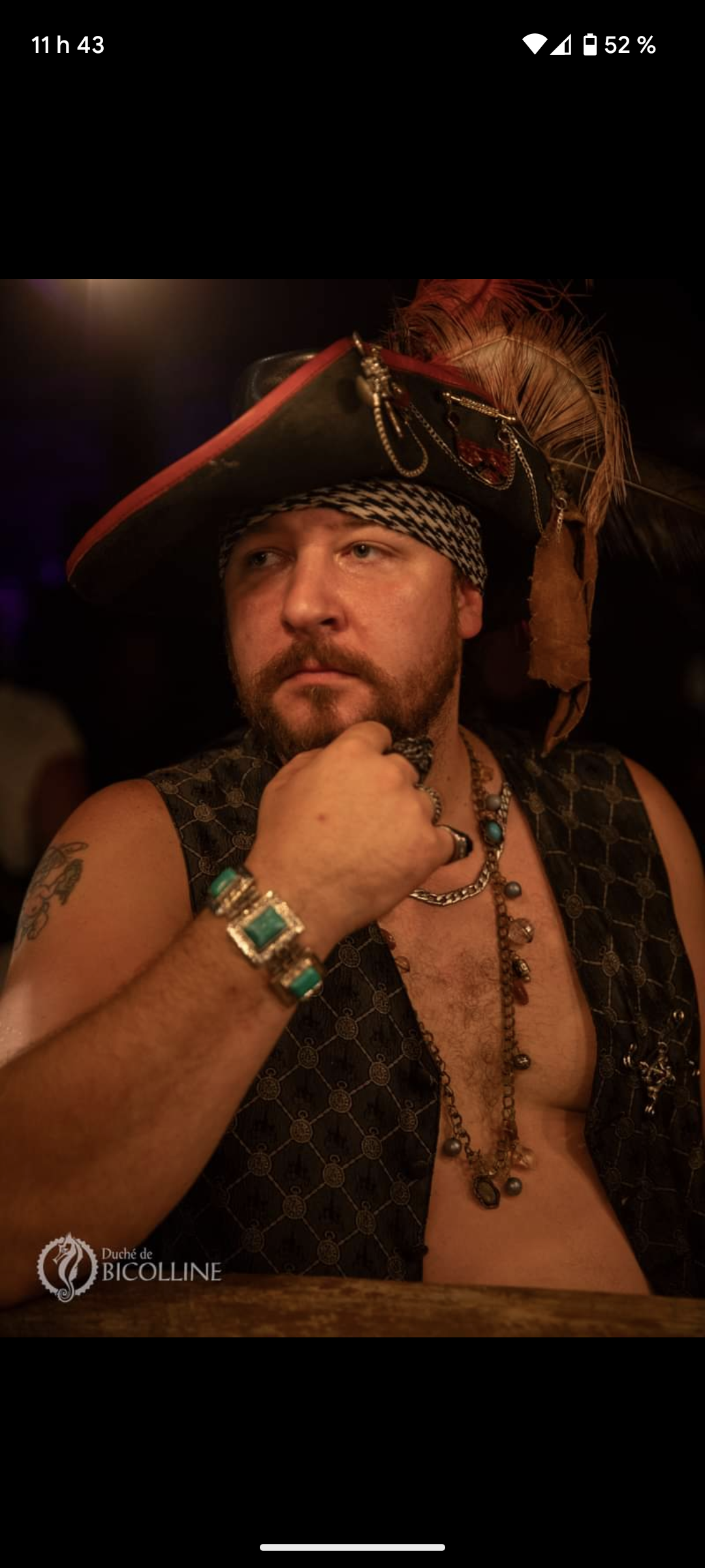 Capitaine ronfle le roux